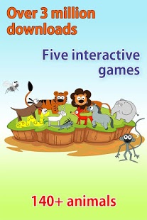 Download Kids Zoo, animal sounds & pictures, games for kids